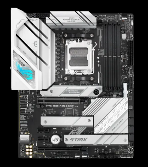 ASUS ROG STRIX B650E-I GAMING WIFI Scheda Madre Gaming Mini-ITX, AMD B650,  AM5, DDR5, PCI 5.0, WiFi 6E (802.11ax), Intel 2.5Gb Ethernet, ROG SupremeFX  7.1, 2xM.2, 2xSATA 6GB/s, Aura Sync RGB 