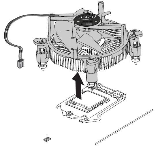 come smontare dissipatore cpu intel 2