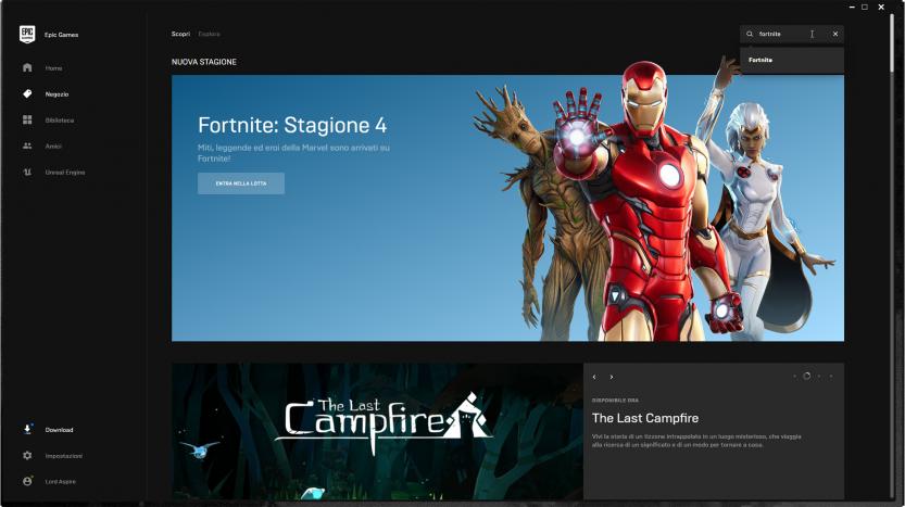 epic games fortnite ricerca gioco