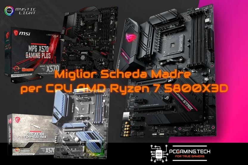 Miglior Scheda Madre per CPU AMD Ryzen 7 5800X3D