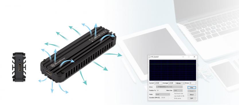 silverstone ms12 usb 3 2 gen2x2 cooling