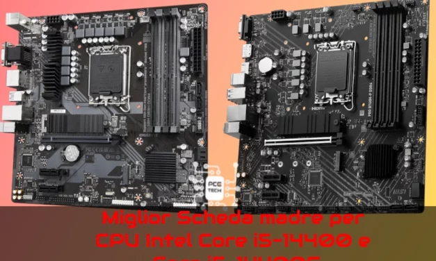 Miglior Scheda madre per CPU Intel Core i5-14400 e F