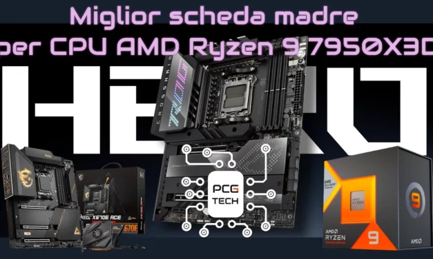 Miglior scheda madre per CPU AMD Ryzen 9 7950X3D