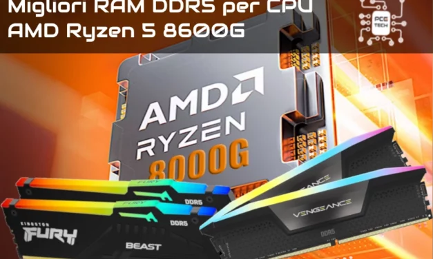 Migliori RAM DDR5 per CPU AMD Ryzen 5 8600G