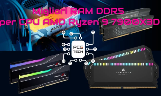 Migliori RAM DDR5 per CPU AMD Ryzen 9 7900X3D