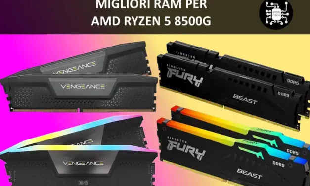 Migliori RAM per AMD Ryzen 5 8500G