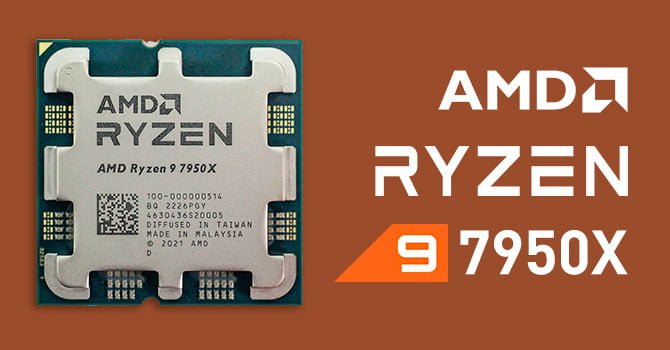 cpu amd ryzen 9 7950x