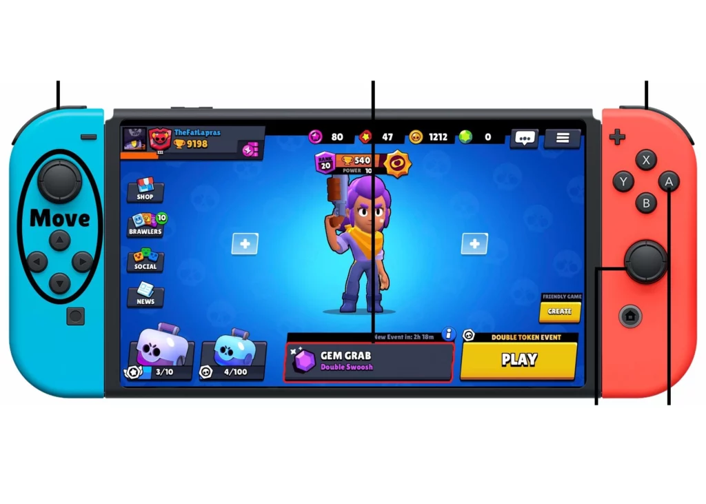 brawl stars ninento switch